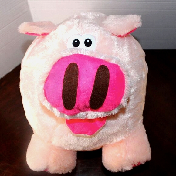 Best Toy Mfg Ltd Large Plush Pig Stuffed Animal – Kawaii Farmcore Soft Toy, 19" - Picture 1 of 6
